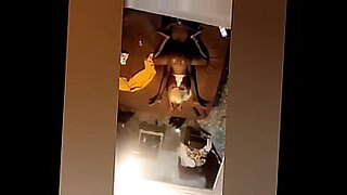 japanese wife fucked in kitchen behind husband