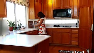 young busty housewife pov cock drooling in this hd video